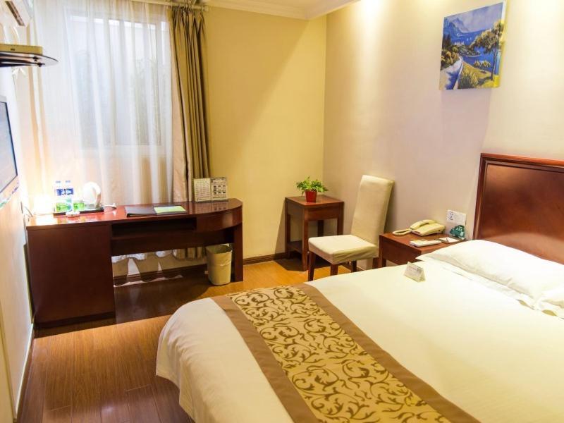 Greentree Inn Jiangsu Taizhou Jingjiang Bus Station Express Hotel Buitenkant foto