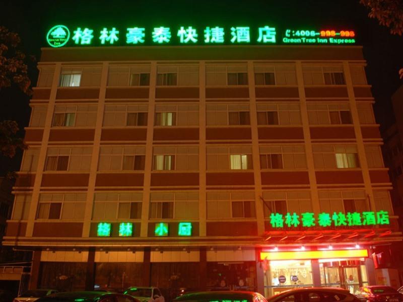 Greentree Inn Jiangsu Taizhou Jingjiang Bus Station Express Hotel Buitenkant foto