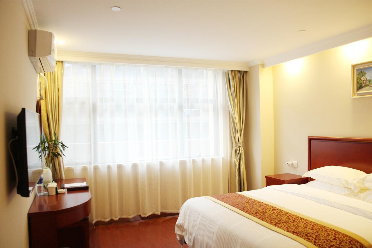 Greentree Inn Jiangsu Taizhou Jingjiang Bus Station Express Hotel Buitenkant foto
